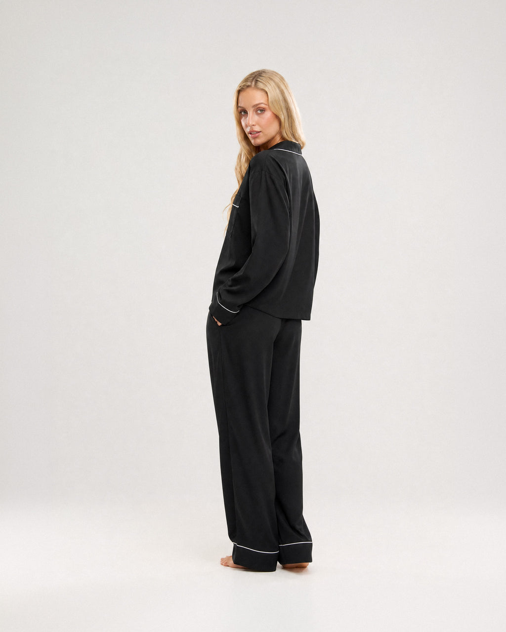 Pigiama lungo in Tencel™ Lyocell