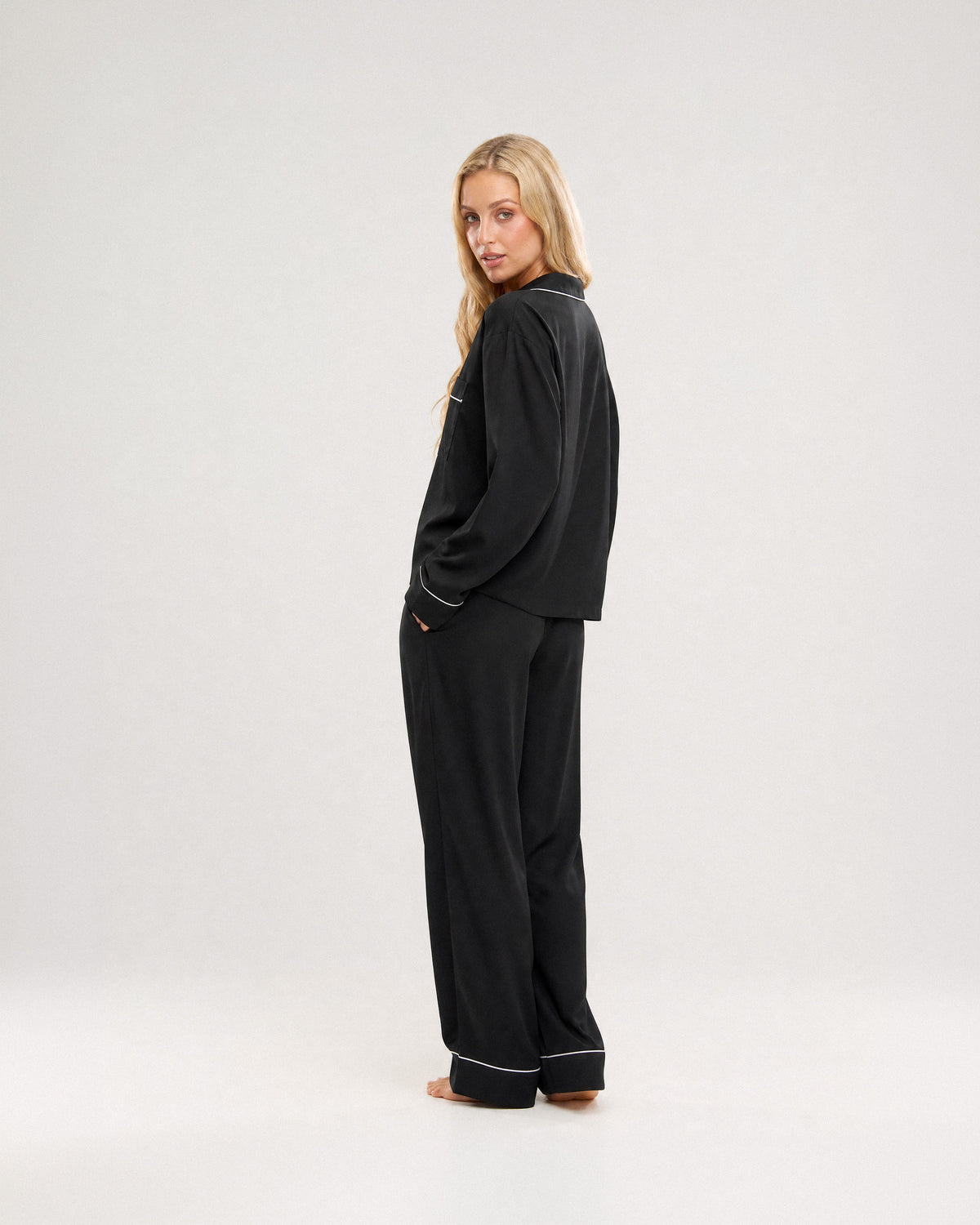 Pigiama lungo in Tencel™ Lyocell