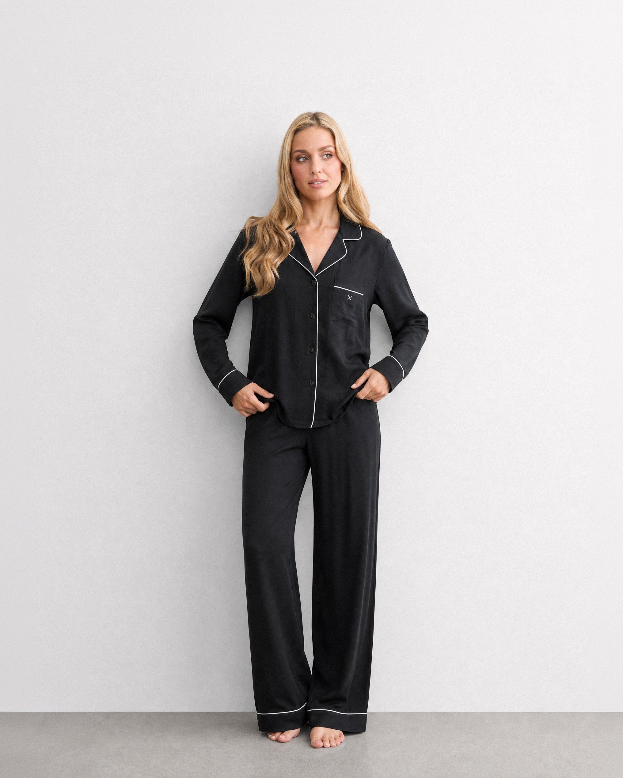 Pigiama lungo in Tencel™ Lyocell