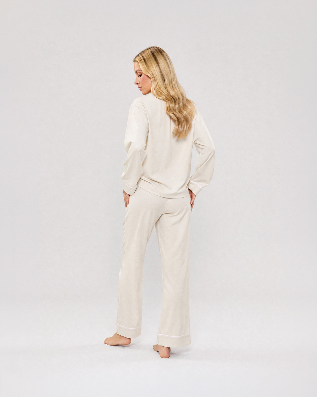 Pigiama lungo in Tencel™ Lyocell