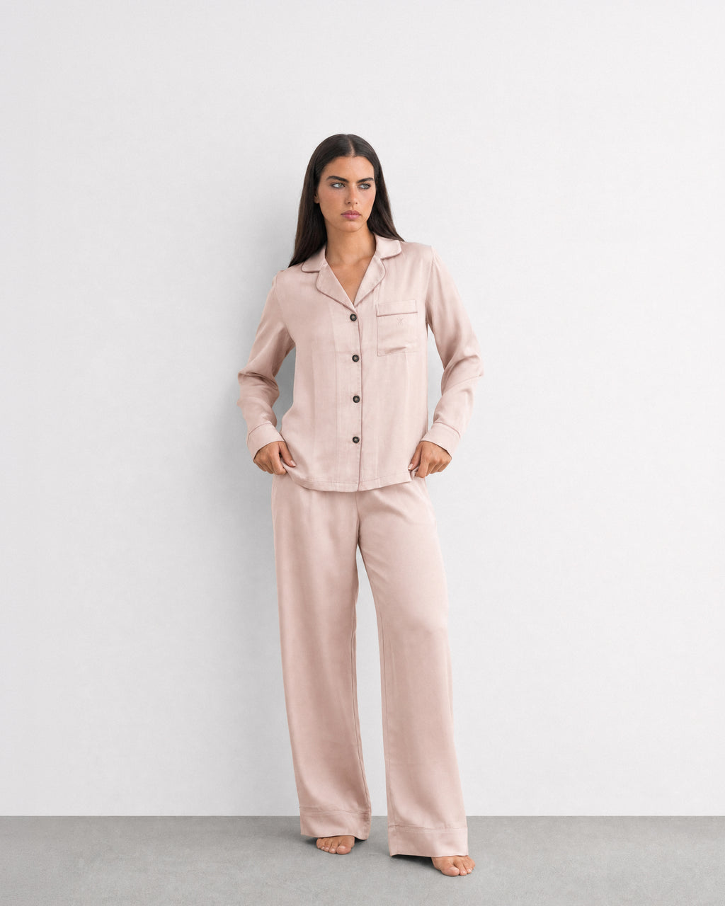 Pigiama lungo in Tencel™ Lyocell