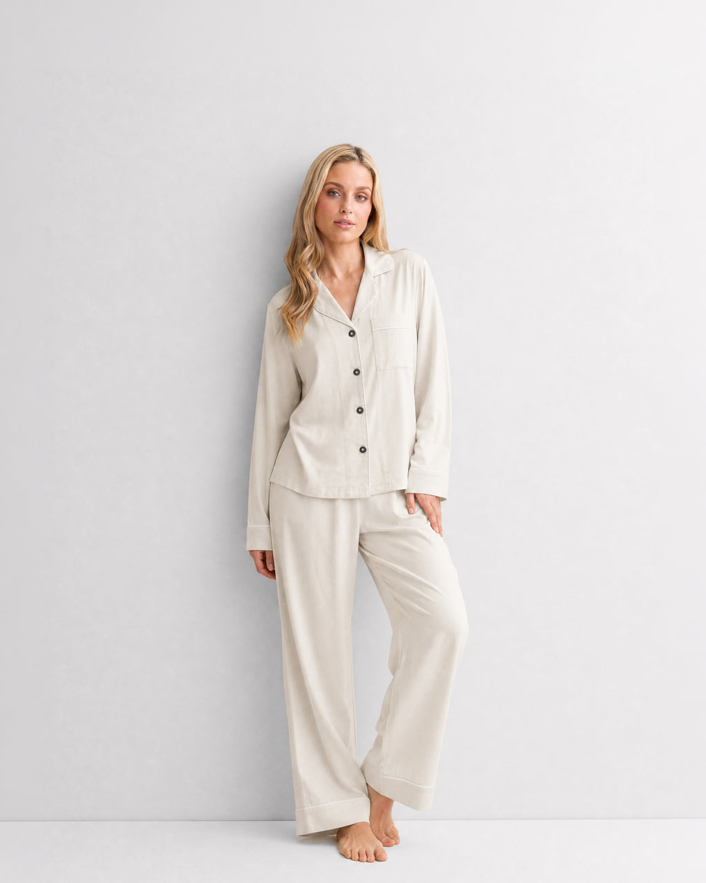 Pigiama lungo in Tencel™ Lyocell